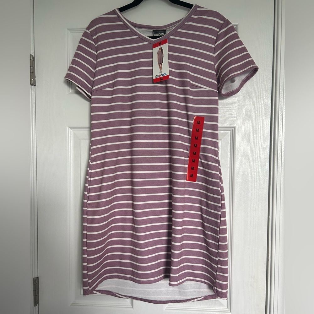 33 Degree Striped Dress with pockets